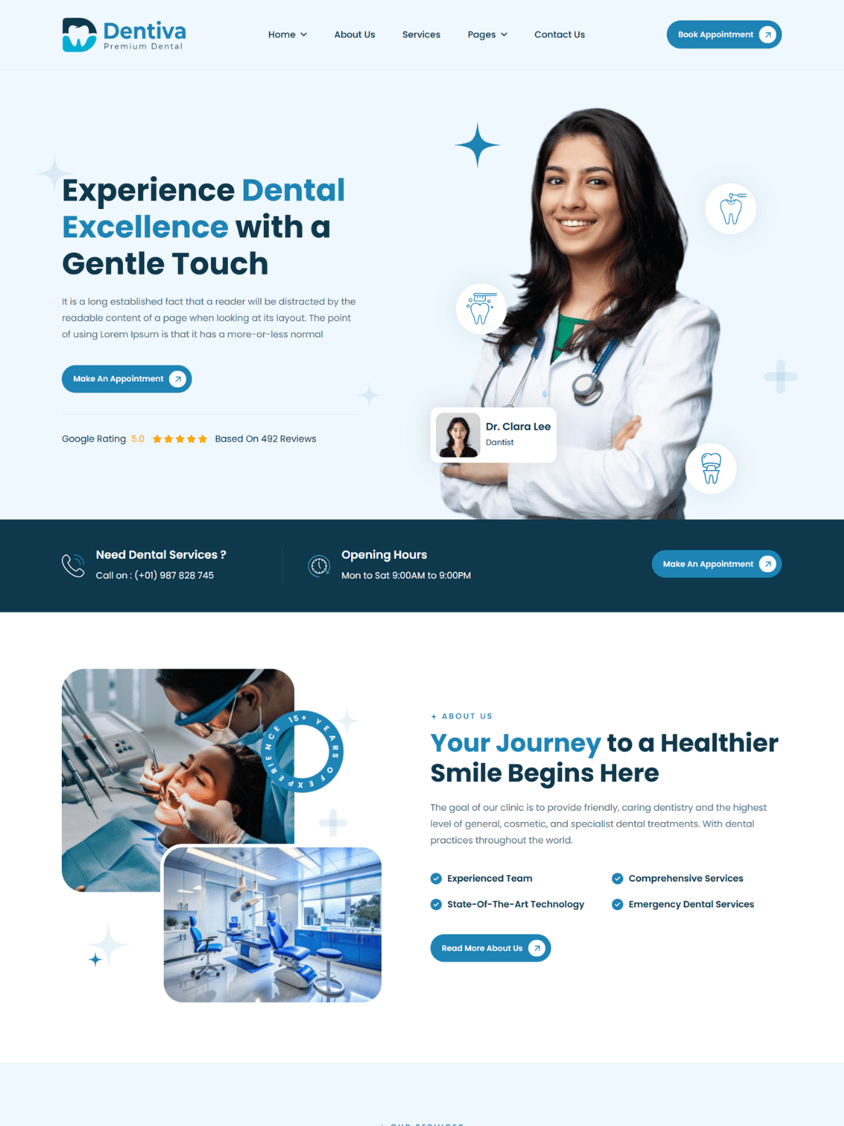Dentiva – Premium Dental Website