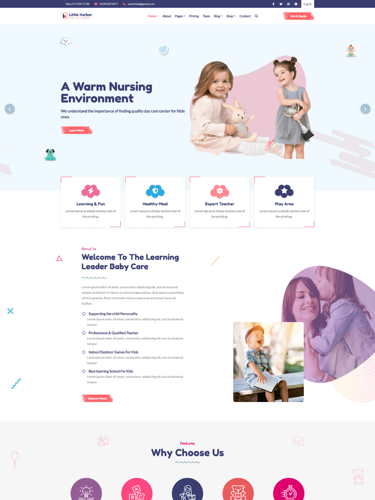 Little Harbour – Trusted Day Care Website